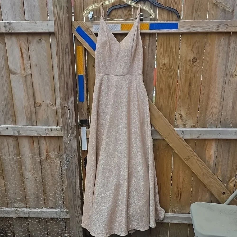 Speechless Shimmering Maxi Dress